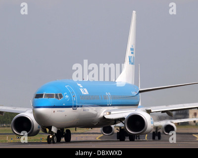 PH-BXY KLM Royal Dutch Airlines Boeing 737-8K2(WL) - Cn 30372 Rollzeiten 14july2013 2 Stockfoto