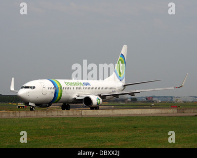 PH-HZN Transavia Boeing 737-8K2(WL) - Cn 32943 Rollzeiten 13july2013-001 Stockfoto