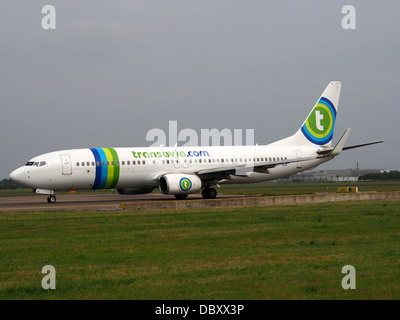 PH-HZN Transavia Boeing 737-8K2(WL) - Cn 32943 Rollzeiten 13july2013-002 Stockfoto