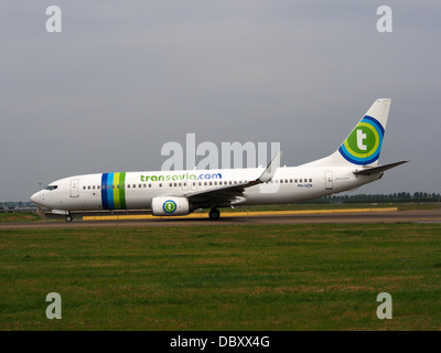 PH-HZN Transavia Boeing 737-8K2(WL) - Cn 32943 Rollzeiten 13july2013-003 Stockfoto