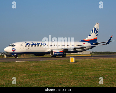 TC-SUM - SunExpress Boeing 737-800 09juli2013 Stockfoto