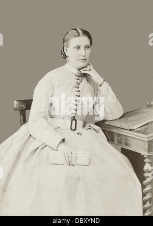 Lady Florence Baker (1841-1916), Explorer Afrikas mit ihrem Ehemann, Sir Samuel White Baker. Stockfoto