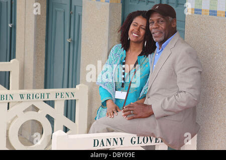 Danny Glover und Asake Boman 37. Deauville American Film Festival - Tag 8 - Hommage an Danny Glover - Photocall Deauville, Frankreich - 07.09.11 Stockfoto