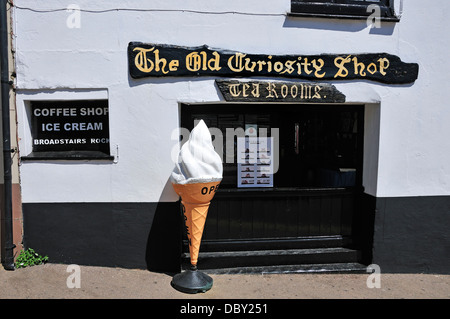 Broadstairs, Kent, England, UK. Die Old Curiosity Shop - Teestuben Stockfoto