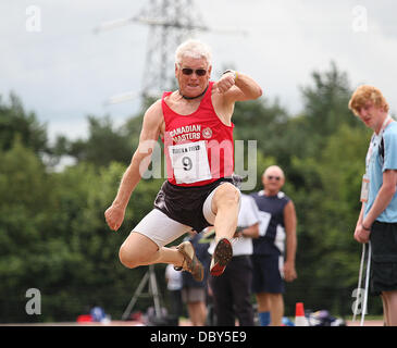 Belfast, UK. 6. August 2013.  WPFG 2013 - Track And Field Finale Dienstag, 6. August 2013, Belfast, Nordirland, werden Leichtathletik Finale bei Mary Peters Track in Belfast/Alamy Live News Stockfoto