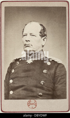 August von Werder (1808-1888), preußischer, dann Deutsch, allgemeine. Stockfoto