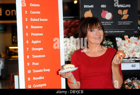 Lorraine Kelly Leben gut für weniger Index Start von Sainsbury's - Fototermin statt an Sainsbury's Greenwich London, England - 15.09.11 Stockfoto