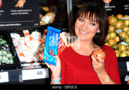 Lorraine Kelly Leben gut für weniger Index Start von Sainsbury's - Fototermin statt an Sainsbury's Greenwich London, England - 15.09.11 Stockfoto