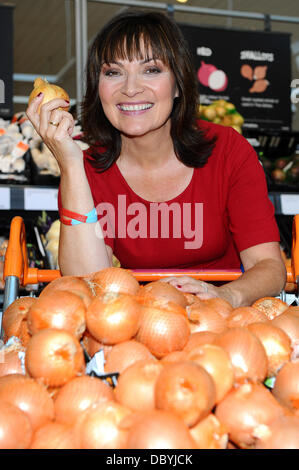 Lorraine Kelly Leben gut für weniger Index Start von Sainsbury's - Fototermin statt an Sainsbury's Greenwich London, England - 15.09.11 Stockfoto