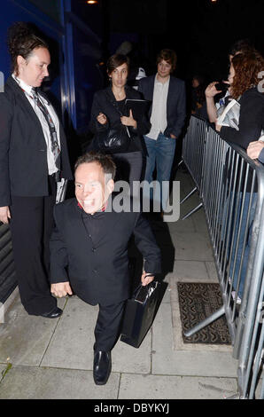 Warwick Davies Star Wars Blu-Ray - Launch-Party im BT Tower - außerhalb Abflüge London, England - 15.09.11 Stockfoto