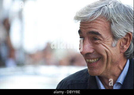 Spanischen Schauspieler Imanol Arien und Freundin 59. San Sebastian International Film Festival - Promis kommen bei der Maria Cristina Hotel San Sebastian, Spanien - 18.09.11 Stockfoto