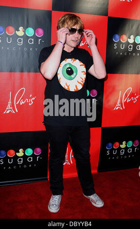 Rupert Grint Rupert Grint beherbergt ein Meet &amp; greet Zuckerfabrik in Paris Hotel und Casino Las Vegas, Nevada - 18.09.11 Stockfoto