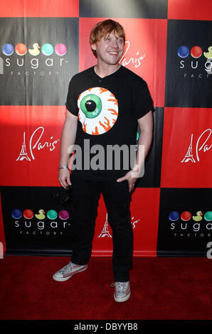 Rupert Grint Rupert Grint beherbergt ein Meet &amp; greet Zuckerfabrik in Paris Hotel und Casino Las Vegas, Nevada - 18.09.11 Stockfoto