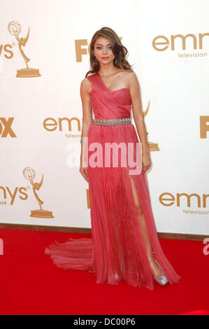 Sarah Hyland statt der 63. Primetime Emmy Awards im Nokia Theater - Ankünfte Los Angeles, Kalifornien - 18.09.11 Stockfoto