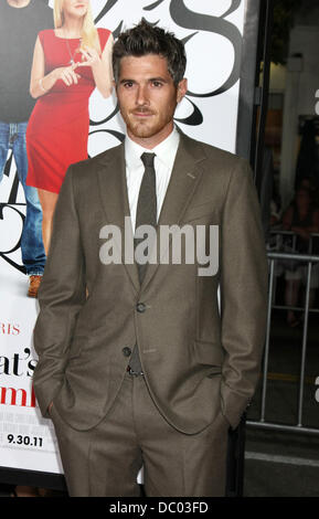 Dave Annable die Weltpremiere von "Was ist Ihre Nummer?" im Regency Village Theatre - Ankünfte Los Angeles, Kalifornien - 19.09.11 Stockfoto