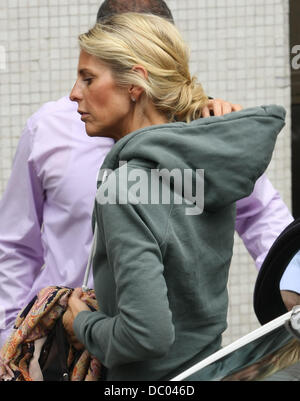 Ulrika Jonsson außerhalb der ITV Studios London, England - 20.09.11 Stockfoto