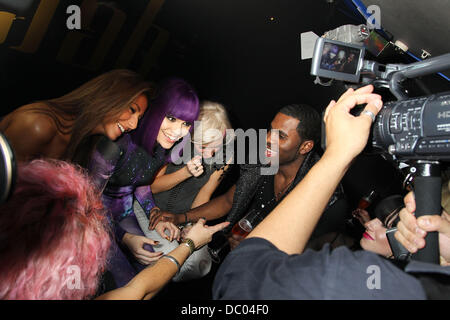 Jessie J und Ellie Goulding und Jason Derulo auf Jason Derulo launch-Party seines neuen Albums "Future Hits" bei Merah. London, England - 20.09.11 obligatorisch Credit: WENN.com Stockfoto