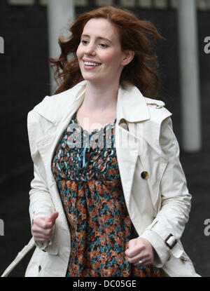 Amy Nuttall im ITV Studios London, England - 21.09.11 Stockfoto