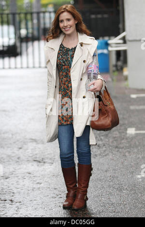 Amy Nuttall im ITV Studios London, England - 21.09.11 Stockfoto