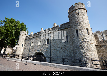 St Thomas Turm und Verräter Tor an der Tower von London England UK Stockfoto