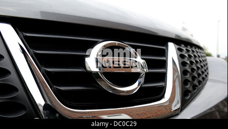 Nissan Juke Frontgrill logo Stockfoto