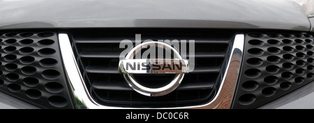 Nissan Juke Frontgrill logo Stockfoto