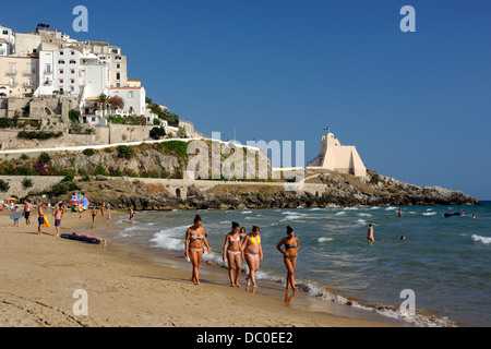 Italien, Latium, Sperlonga, Strand Stockfoto