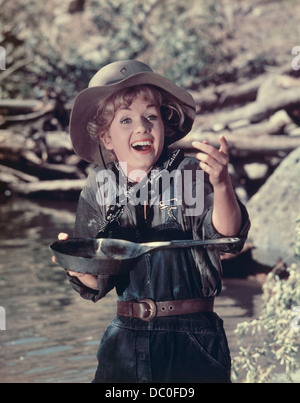 1960S 1961 FILM DAS ZWEITE MAL UM STERNE DEBBIE REYNOLDS ALS ARIZONA RANCHER Stockfoto