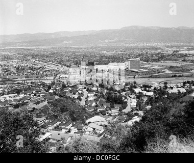 1940ER JAHRE ANSICHT MIT BLICK AUF UNIVERSAL CITY CA USA Stockfoto