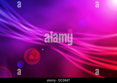 Zusammenfassung Hintergrund mit magischen Licht und flare Stockfoto