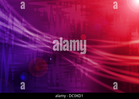 Zusammenfassung Hintergrund mit magischen Licht und flare Stockfoto