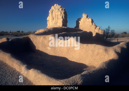 CASA GRANDE NATIONALDENKMAL AZ ZU RUINIEREN Stockfoto