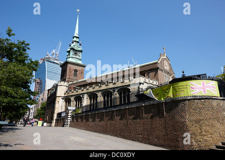 Allerheiligen Kirche hallows-by-the-Tower London England uk Stockfoto