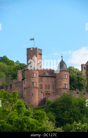 Europa, Deutschland, Bayern, Bayern, Wertheim, Schloss. Stockfoto