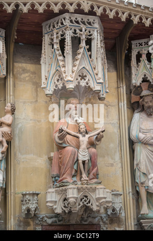 Europa, Deutschland, Baden-Wurttemberg, Rothenberg Ob der Tauber, St.-Jakobs Kirche, Tabernakel. Stockfoto