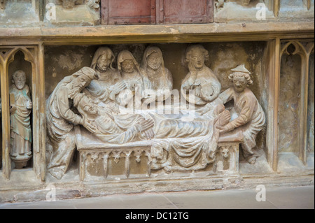 Europa, Deutschland, Baden-Wurttemberg, Rothenberg Ob der Tauber, St.-Jakobs Kirche, Tabernakel. Stockfoto