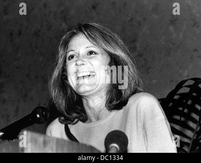 Gloria Steinem anlässlich einer ERA-Konferenz Stockfoto