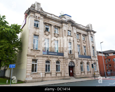 Oddfellows Hall in der Grosvenor Street, Teil der University of Manchester, UK Stockfoto