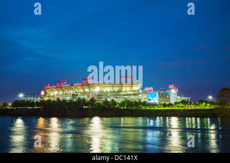 LP Feld in den frühen Morgenstunden in Nashville auf 2. Mai 2013. Das Stadion ist das Heimstadion der NFL Tennessee Titans. Stockfoto