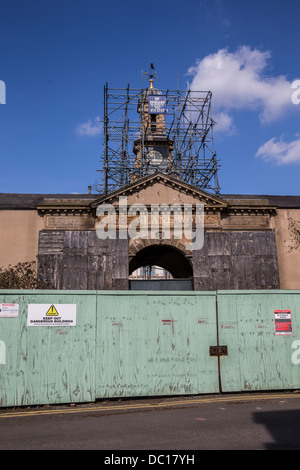 Grüne Gasse funktioniert Teil des kleinen Kelham kohlenstoffarmen, nachhaltige Immobilienentwicklung in Kelham Island, Sheffield England Stockfoto