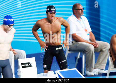 Daiya Seto (JPN), 4. August 2013 - Schwimmen: Daiya Seto Japans konkurriert in der Herren 400 m Lagenschwimmen heizt auf der 15. FINA Swimming World Championships im Palau Sant Jordi Arena in Barcelona, Spanien. (Foto von D.Nakashima/AFLO) Stockfoto