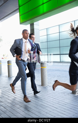 Business-Leute laufen Stockfoto