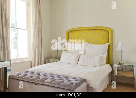 In Luxus Schlafzimmer Stockfoto