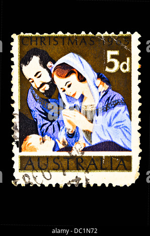 Eine Briefmarke gedruckt in Australien Stockfoto