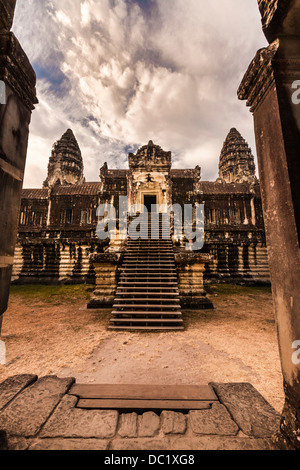 Tempel in Angkor Wat, Siem Reap, Kambodscha Stockfoto