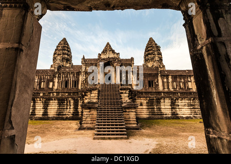 Tempel in Angkor Wat, Siem Reap, Kambodscha Stockfoto