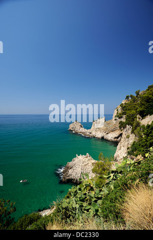 Italien, Latium, Küste, Parco regionale Riviera di Ulisse Stockfoto