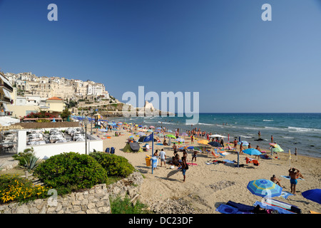 Italien, Latium, Sperlonga, Strand Stockfoto