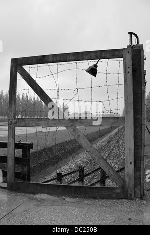 Tore des KZ Dachau Stockfoto