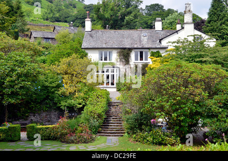 Rydal Mount in der Nähe von Grasmere, das ehemalige Wohnhaus des Dichters William Wordsworth Stockfoto